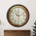 EcoNucleaX Colonial Wooden Wall Clock