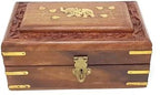 EcoNucleax Elegant Wooden Jewellery Box
