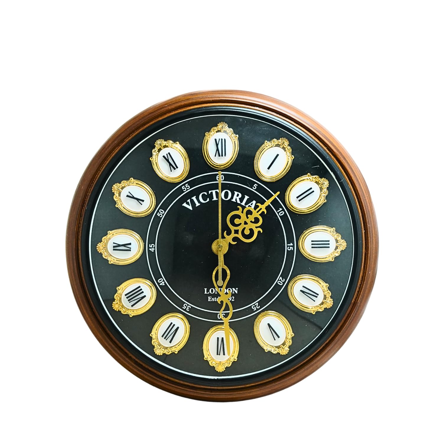 EcoNucleaX Victoria Wooden Wall Clock