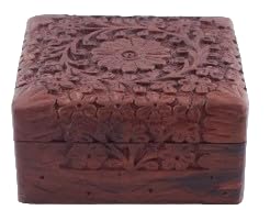 EcoNucleax Elegant Wooden Storage Box – Handcrafted Design for Jewelry, Keepsakes - Versatile and Stylish Organizer for Home or Office – for Any Occasion, Durable and Timeless Dkb001