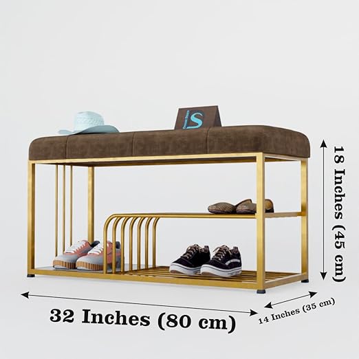 EcoNucleaX Upholstered Entryway Bench