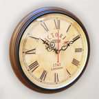 EcoNucleaX Victoria Wooden Wall Clock 10 Inch
