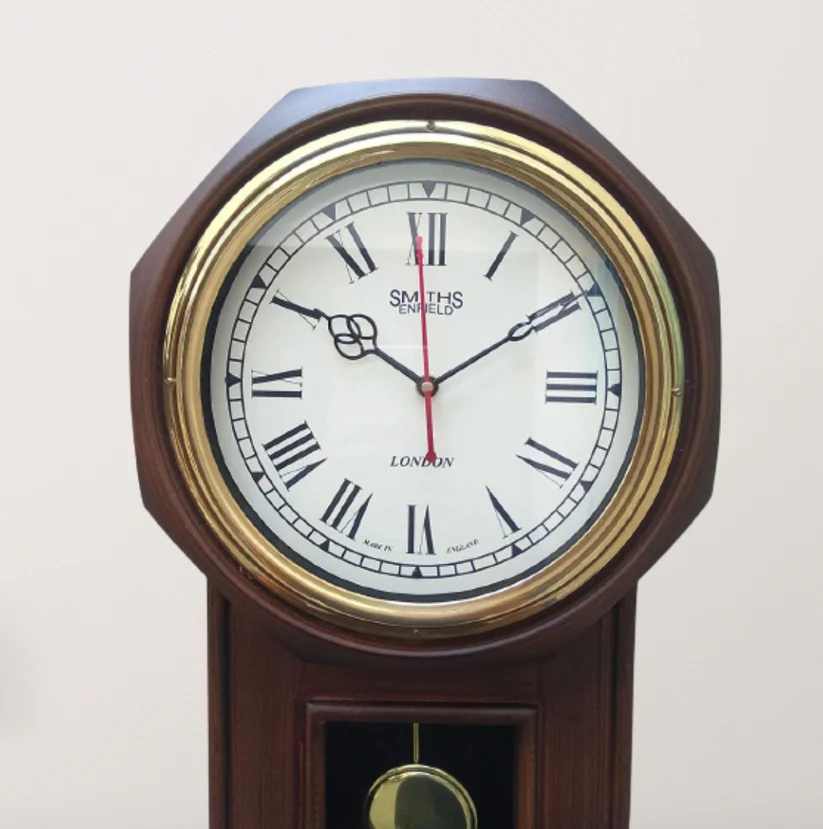 EcoNucleaX Victoria Wooden Wall Clock 20 Inch
