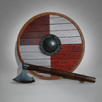 Viking Premium Metal Heroic Star Shield | 1:1 Scale Decorative Prop Replica
