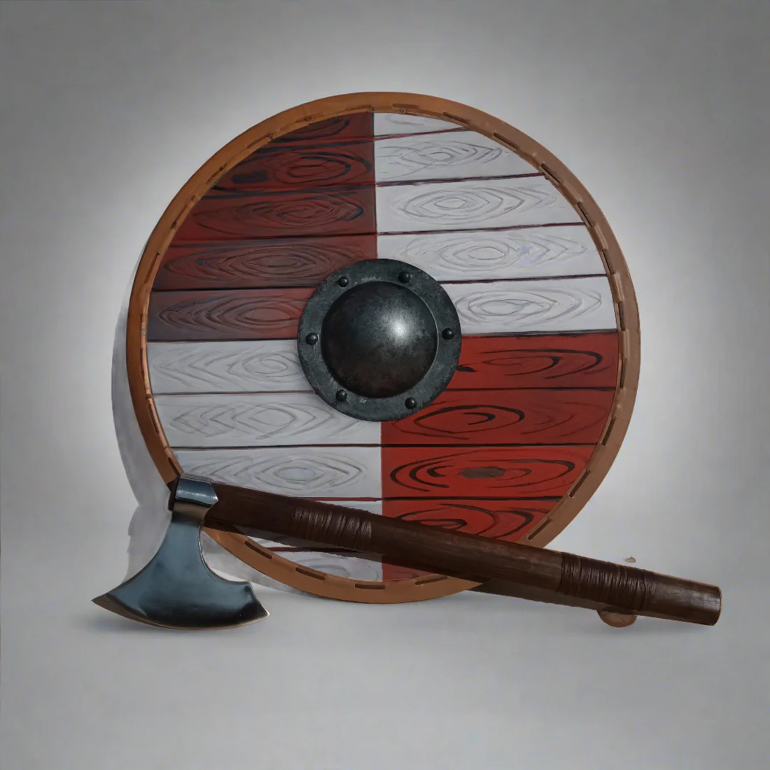 Viking Premium Metal Heroic Star Shield | 1:1 Scale Decorative Prop Replica