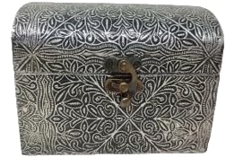 EcoNucleax Elegant Wooden Storage Box – Handcrafted Design for Jewelry, Keepsakes - Versatile and Stylish Organizer for Home or Office – for Any Occasion, Durable and Timeless Dkz6287.