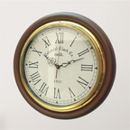 EcoNucleaX Colonial Wooden Wall Clock 12 Inch