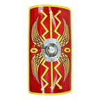 Roman Legion Premium Metal Heroic Star Shield | 1:1 Scale Decorative Prop Replica