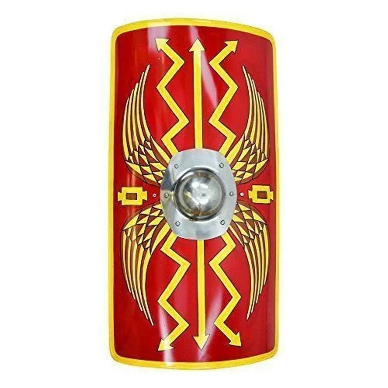 Roman Legion Premium Metal Heroic Star Shield | 1:1 Scale Decorative Prop Replica