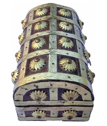 EcoNucleax Elegant Wooden Jewellery Storage Box – Treasure Chest - Bridal Jewellery Box – for Any Occasion