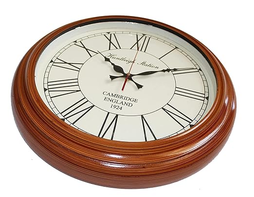 EcoNucleaX Wooden Wall Clock 16"