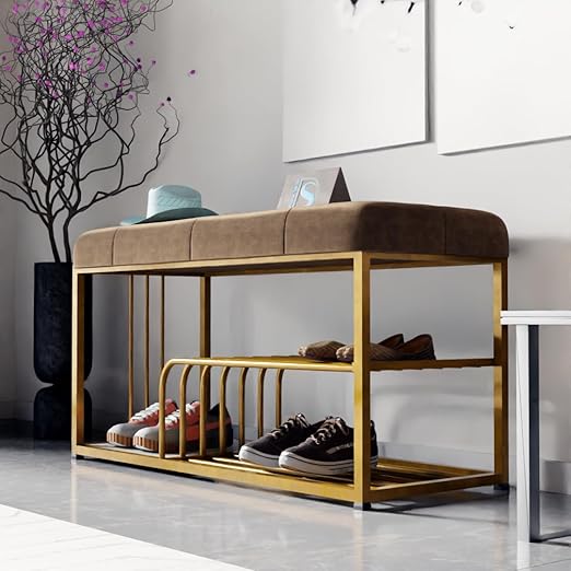 EcoNucleaX Upholstered Entryway Bench