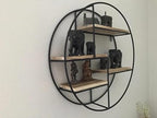 EcoNucleaX 4-Tier Round Wall Shelf