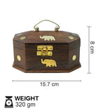 EcoNucleax Elegant Wooden Jewellery Box