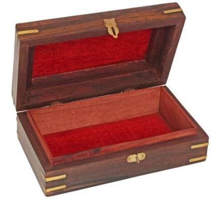 EcoNucleax Elegant Wooden Storage Box – Handcrafted Design for Jewelry, Keepsakes - Versatile and Stylish Organizer for Home or Office – for Any Occasion, Durable and Timeless Dkz762