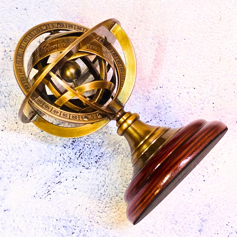 Brass Armillary Sphere Astrology Globe