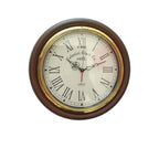 EcoNucleaX Colonial Wooden Wall Clock 12 Inch
