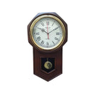 EcoNucleaX Victoria Wooden Wall Clock 25 Inch