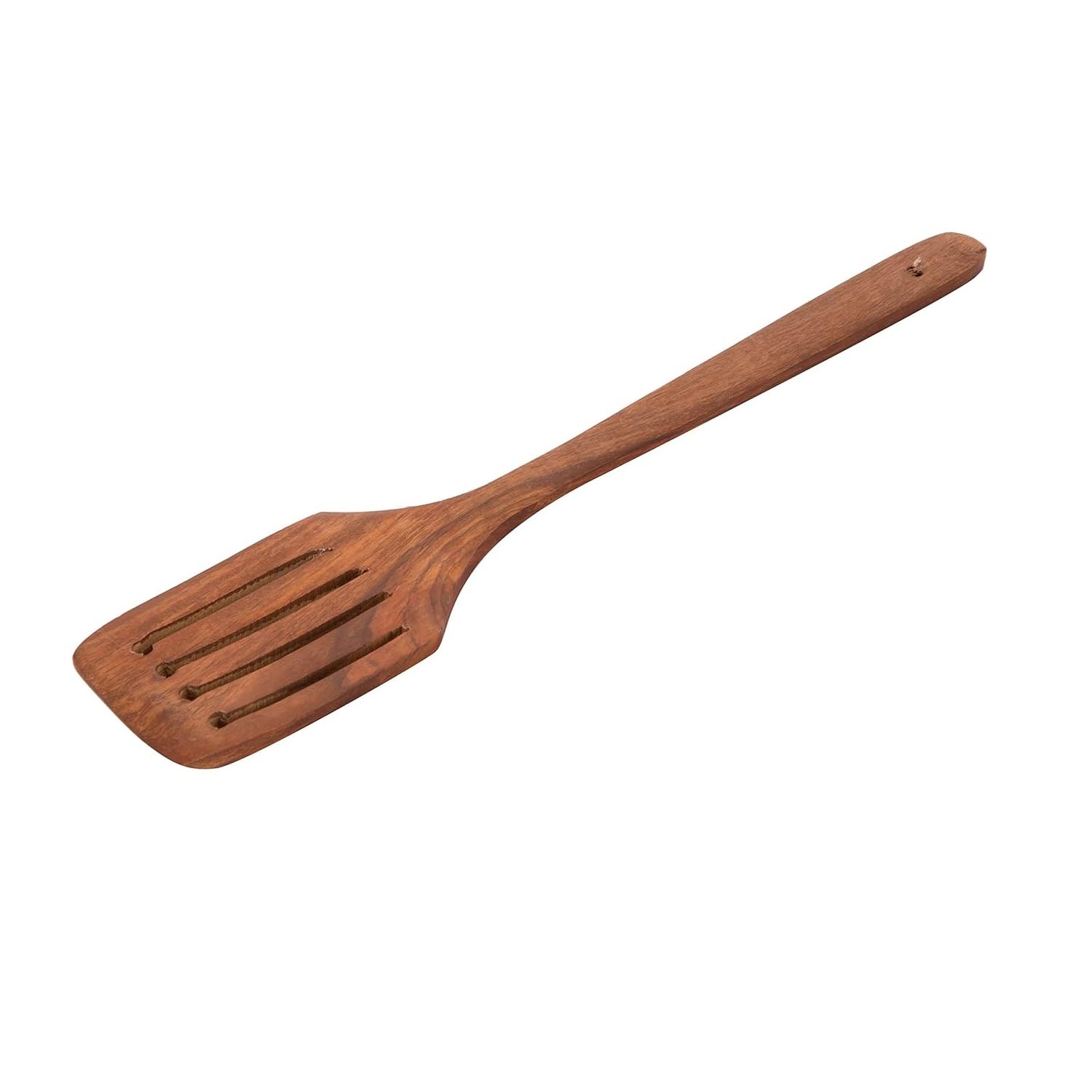 EcoNucleax Handcrafted Wooden Spatula (Chamcha - Jhara) for Kitchen and Cooking -Durable, Eco-Friendly Utensils for Stirring, Serving, and Mixing