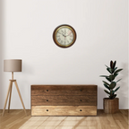 EcoNucleaX Colonial Wooden Wall Clock 12 Inch