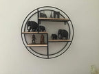 EcoNucleaX 4-Tier Round Wall Shelf