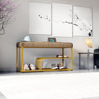 EcoNucleaX Upholstered Entryway Bench