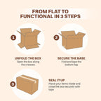 (Pack of 10) 5-Ply Corrugated Cardboard Shipping Boxes, Brown, 27x13x14 Inches