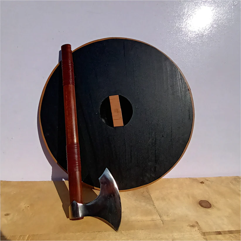 Viking Premium Metal Heroic Star Shield | 1:1 Scale Decorative Prop Replica