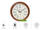 EcoNucleaX Cambridge Wooden Wall Clock 16"