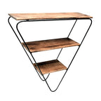 EcoNucleaX Rustic Triangle Wall Shelf