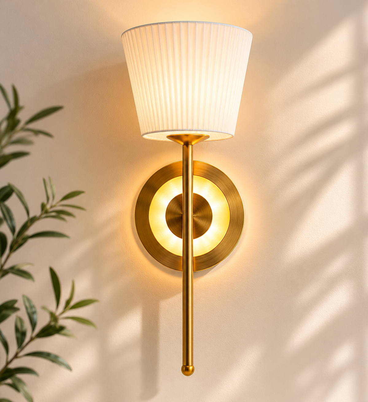 EcoNucleaX Aurelia Halo Wall Sconce