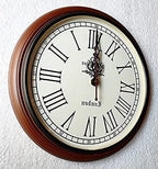 Hidden Camera Wooden Wall Clock