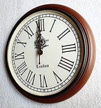 Hidden Camera Wooden Wall Clock