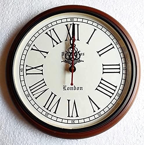 Hidden Camera Wooden Wall Clock