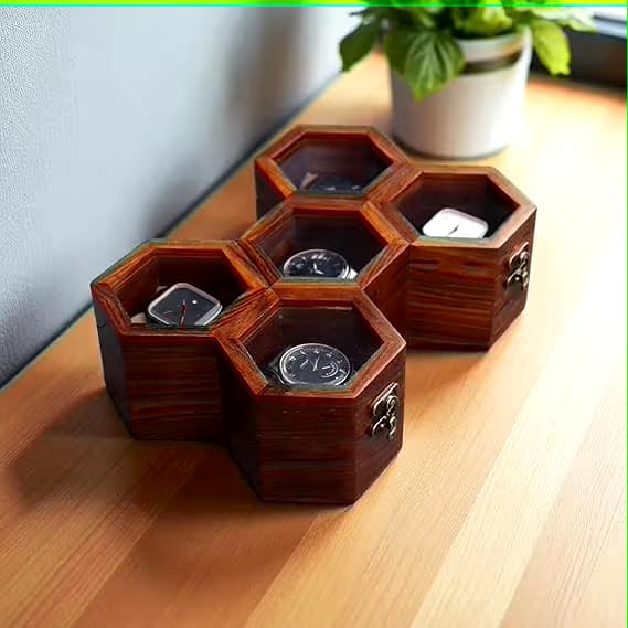 Vintage Wooden Watch Box