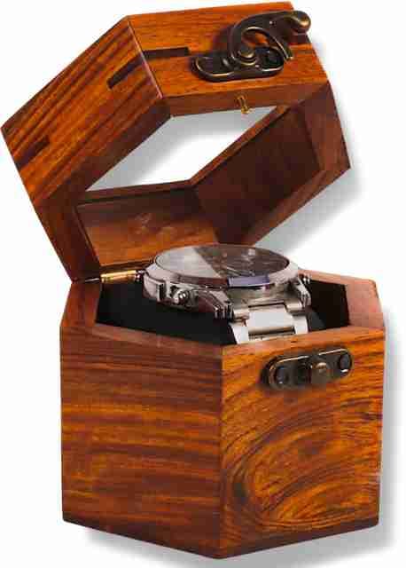 Vintage Wooden Watch Box