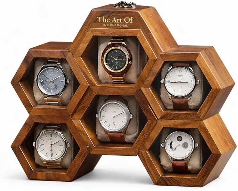 Vintage Wooden Watch Box