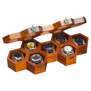 Vintage Wooden Watch Box