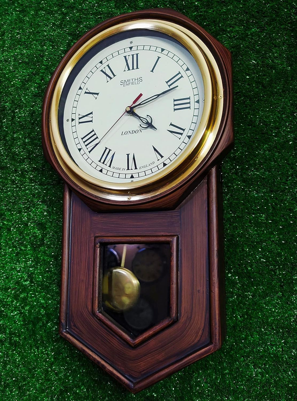 EcoNucleaX Victoria Wooden Wall Clock 20 Inch
