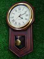 EcoNucleaX Victoria Wooden Wall Clock 20 Inch
