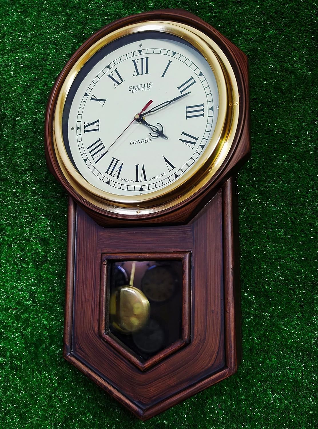 EcoNucleaX Victoria Wooden Wall Clock 25 Inch