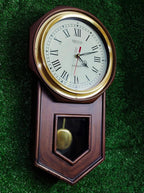 EcoNucleaX Victoria Wooden Wall Clock 20 Inch