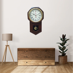 EcoNucleaX Victoria Wooden Wall Clock 20 Inch