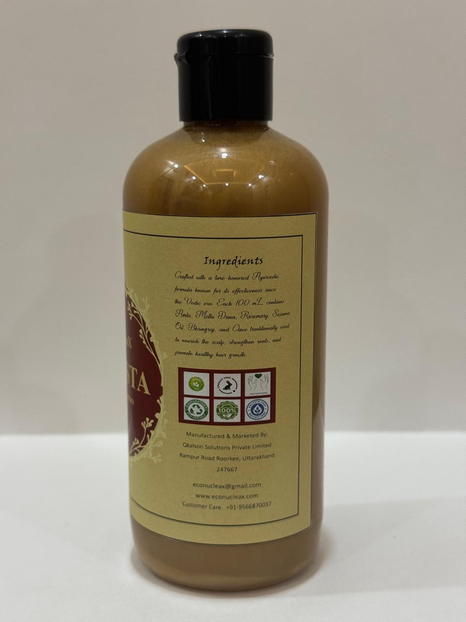 EcoNucleaX Foresta Herbal Shampoo with Amla, Sesame Oil, Bhringraj, Clove, Rosemary Oil, 300ml