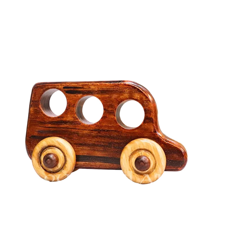 Handmade Wooden Toy Car Vintage-Inspired Classic Decor