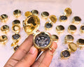 Personalized Polished Brass Mini Compass Nautical Wedding Favors, Corporate Gift