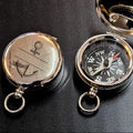 Personalized Silver Finish Mini Compass Nautical Wedding Theme Gift