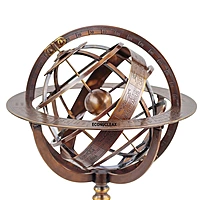 Armillary Sphere Paperweight | Elegant Decorative Desk Accessory | Ideal for Home or Office Use | Vintage-Inspired Design for Collectors, Scholars, and History Enthusiasts | Great Gift Idea