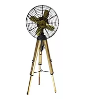 Antique Tripod Electric Fan | Vintage-Inspired Design for Home or Office Decor | Sturdy Metal Frame | Adjustable Height and Angle | Perfect for Collectors and Fans of Retro Aesthetics