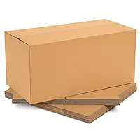 EcoNucleaX 5-Ply Corrugated Cardboard Shipping Boxes, Brown, 27x13x14 Inches, Pack of 10, Recyclable